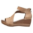 thumbnail image 2 of Antelope Women's Davi Leather Wedge Sandals, 2 of 6