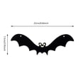 thumbnail image 3 of Miwamany 6 Pcs Halloween Bat Hanging Decorations, Realistic Bat Decorations, Halloween Party Decor for Ceiling Window Porch Classroom Office, 3 of 5