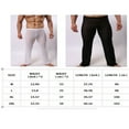 thumbnail image 2 of Men‘s Home Sleeping See-through Soft Mesh Perspective Lounge Long Pants, 2 of 3