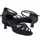 thumbnail image 2 of Zapatos de baile latino suaves y cómodos para mujer, color negro, talla 36, 2 of 9