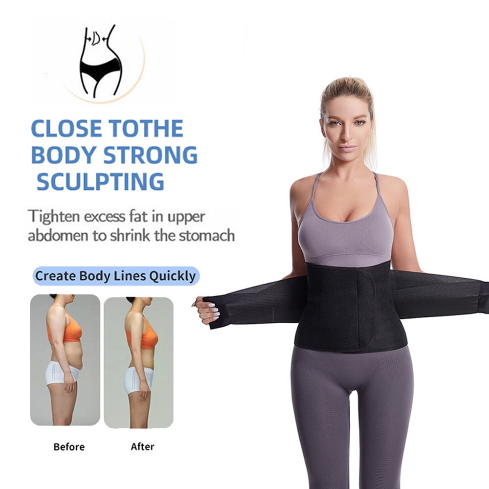 Postpartum Belly Band Abdominal Binder Belly Wrap C section Recovery Belt Back Support Waist Shapewear Compression Wrap