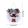 thumbnail image 3 of Christmas Ornaments Christmas Wreath Christmas Decorations Santa Snowman Reindeer Christmas Tree Ornament, 3 of 5