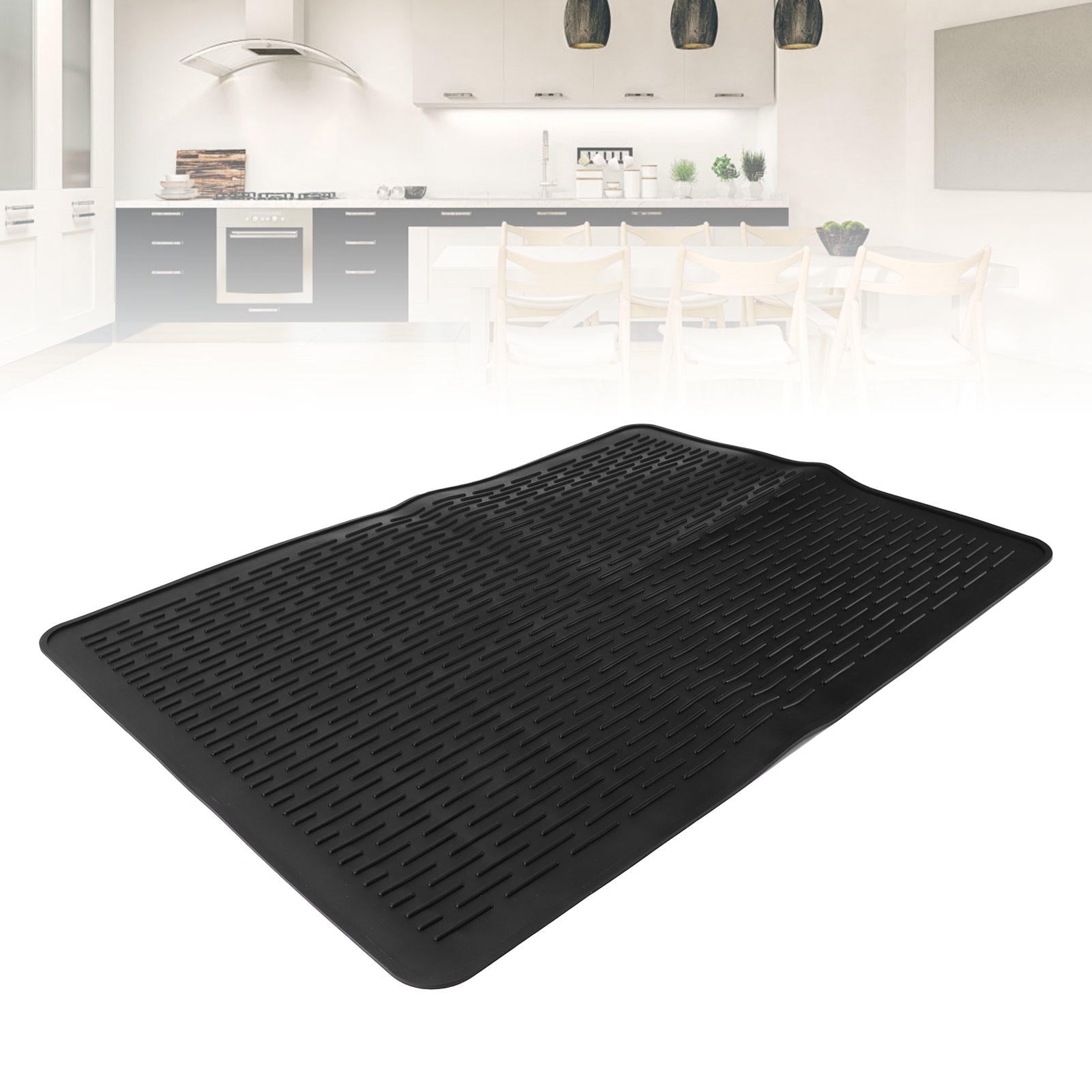 YAHHU Silicone Stove Top Cover Heat‑Resistant Anti‑Slip Kitchen Mat with Wide Rib Design