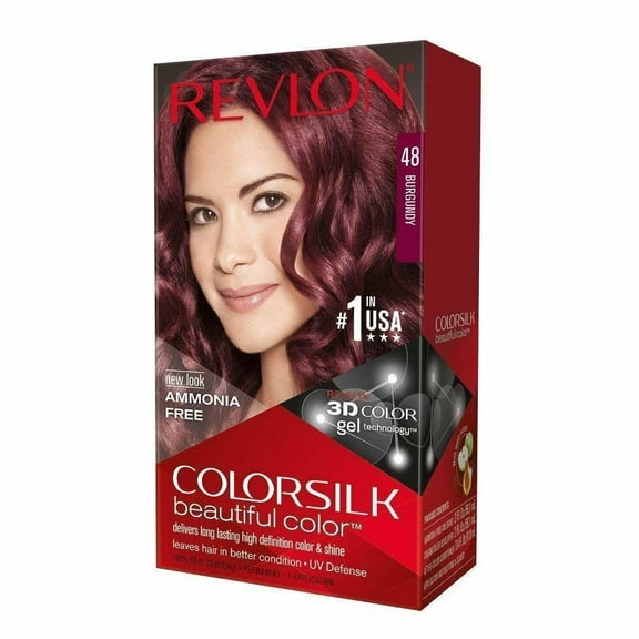 Revlon ColorSilk Beautiful Color, [48] Burgundy 1 ea