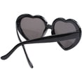 thumbnail image 3 of Armear Mujeres Moda Gran tamaño en forma de corazón Retro Gafas de sol Gafas lindas UV400 MFZFUKR HMHZ1483-1, 3 of 6