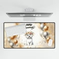 thumbnail image 4 of Happy Anniversary Maltese Celebrates Wedding Love Family Party Desk Mat Full Keyboard Mouse Pad Maltese Dog Lover Gifts Idea Large Mousepad - 01015, 4 of 5