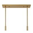 thumbnail image 4 of Balfour 8-Light Linear Chandelier in Warm Brass, 4 of 4