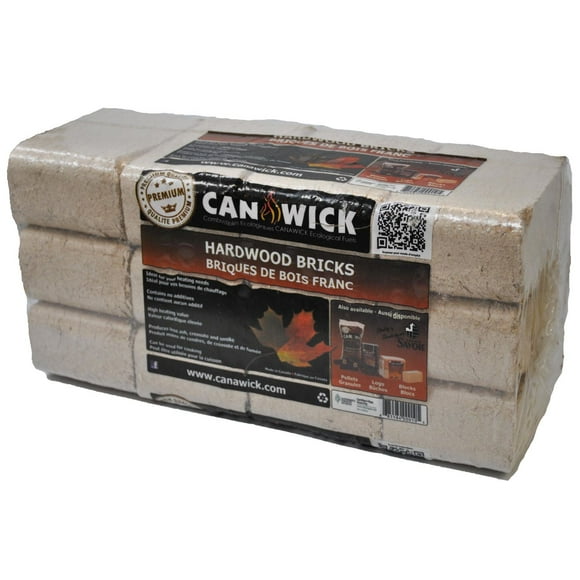 Xtraflame Canawick Eco Hardwood Bricks, 12 x 2 lbs