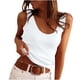 thumbnail image 3 of Top de encaje,Camiseta de tirantes acanalada con cuello en V para mujer, camisa de punto sin mangas, color liso informal, ropa de verano, sopatenor, 3 of 7