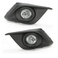 thumbnail image 3 of Clear Lens Fog Driving Light Kit For 2014 2015 2016 Mazda 3 with Bezel Switch Bulbs OEM# TK2151690A / TK2151680A BJE150C21A / BJE150C11A MA2592125 / MA2593125 MA1038128 / MA1039128 BJS850, 3 of 12