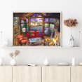 thumbnail image 4 of (Grande Taille) Maison Douillette-Ronde Peinture Diamant 60*45CM, 4 of 10