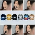 thumbnail image 3 of QQTDFG 6Pairs/Set Stainless Steel Ear Tunnel Screw Ear Gauge Stretcher Piercing Jewelry-20mm, 3 of 9