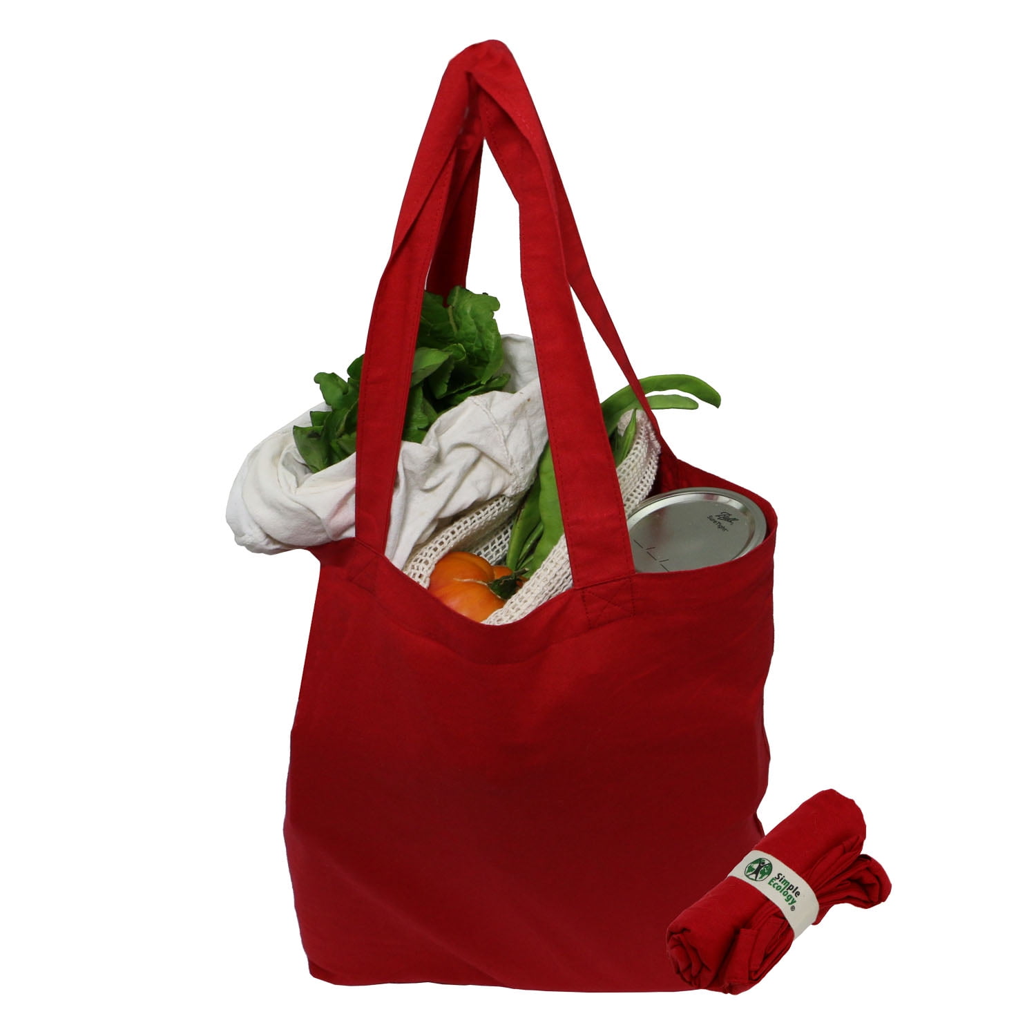 Organic Cotton Tote Bag With Pockets