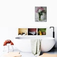 thumbnail image 6 of Upgrade your Space with Pink Flower Canvas Wall Art Abstract Watercolor Floral Painting, 12X16inch Framed Artwork for Bathroom, Nursery, Living Room, Bedroom, Kitchen, Home Office Décor, 6 of 7
