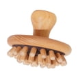 thumbnail image 2 of Peine de masaje de madera, masajeador de cuero cabelludo, superficie lisa de mano, cepillo redondo con cojín de aire, peine para cabeza, peine para, 2 of 9