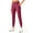 Burgundy, variant on Women's Joggers Pants Lightweight Athletic Leggings High Waisted Tapered Lounge Pants for Workout, Yoga, Running Dark Grey L