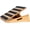 Partial-coverage, variant on Professional Wooden Slant Board, Adjustable Incline Board and Calf Stretcher, Partial-Coverage Design with Side Handle, 5 Angles, 500 lbs Capacity