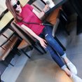 thumbnail image 5 of Suéter de mujer, camiseta sin mangas, camiseta de punto, camisetas cortas de manga corta, jersey de invierno ajustado con corpiño para mujer Yuarrent FS6608-04, 5 of 5