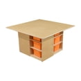 thumbnail image 4 of Wood Designs 85009PP Cubby Table with 12 Purple Trays, 4 of 4