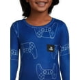 thumbnail image 5 of Sony PlayStation Boys Long Sleeve All Over Print 2-Piece Pajama Sleep Set, Sizes 4-10, 5 of 5