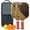 Brick-red-2, variant on Fighting Series Pickleball Paddles Set Of 2, Fiberglass Surface, 4 Balls & Bag