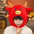 thumbnail image 1 of sombrero de buey, gorro de Cosplay, disfr de Halloween, dibujos animados de animales, gorro de , accesorios para fotografía, accesorios,, 1 of 8