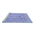 thumbnail image 2 of Ahgly Company Machine Washable Indoor Rectangle Persian Blue Traditional Area Rugs, 4' x 6', 2 of 4