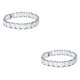thumbnail image 2 of Minnieouse de cerámica Brazaletes de eslabones de acero inoxidable Estilo simple Mujeres Hombres Joyería Brazalete de 12 mm de ancho con hebilla Type1 NO1, 2 of 6