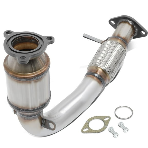 DNA Motoring Catalytic Converter Stainless Exhaust Pipe For 2010-2014 Equinox Terrain GMC Terrain 2.4L