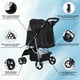 thumbnail image 3 of Cochecito Plegable para Mascotas, Carro para Perros y Gatos con Ruedas 360°, Malla Transpirable, Diseño Portátil, Amortiguación y Freno, Espacio de Almacenamiento, 3 of 5