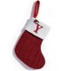 thumbnail image 3 of Calcetines de punto con alfabeto navideño, bonitos calcetines de punto rojos para decoración navideña, adornos para árbol de Navidad, regalo de Papá Noel, 3 of 5