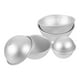 thumbnail image 2 of Molde de aleación de aluminio para hornear pasteles, 6 piezas, antiadherente, semicircular, para hacer pasteles, bolas de baño, jabón y velas., 2 of 6