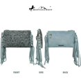 thumbnail image 4 of Bandolera Montana West Fringe de piel de vacuno vintage, 4 of 8