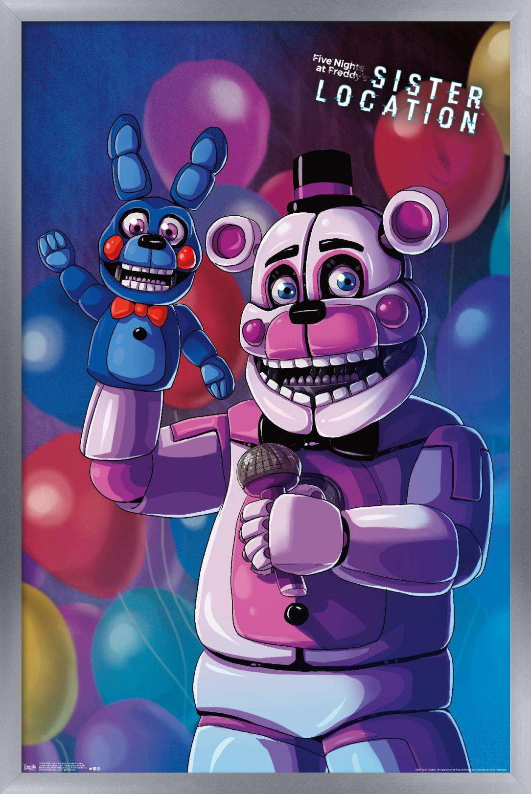 Five Nights At Freddy S Sister Location Funtime Freddy Poster