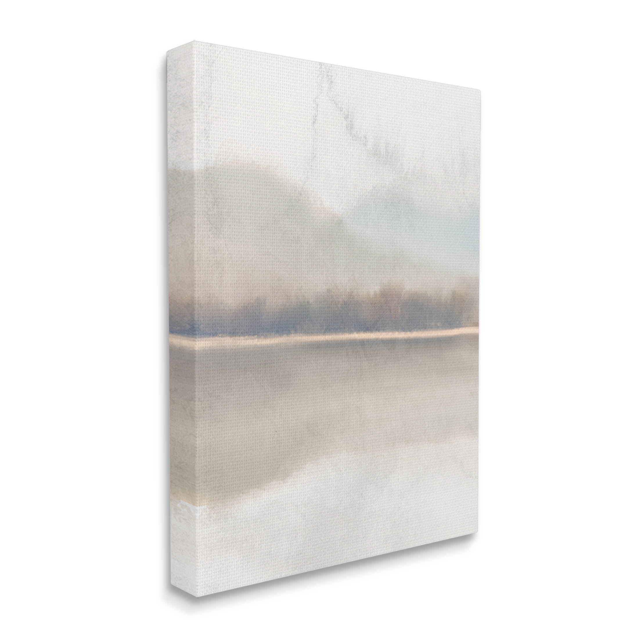 Stupell Industries Distant Foggy Land Lake Scenery Graphic Art Gallery Wrapped Canvas Print Wall Art, Design by Kim Allen