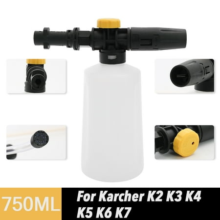 750ML Snow Foam Lance For Karcher K2 K3 K4 K5 K6 K7 Car Pressure Washers Soap Foam Generator With Adjustable Sprayer (Best Snow Foam Lance For Karcher)