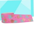 thumbnail image 5 of LEORX 1Pack Pineapple Ribbon Roll Grosgrain Polyester Pink Decoration for Women Birthday Party, 5 of 8