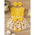 Caitzr Newborn Baby Girl 2 Piece Outfits Fruit Print Lace Ruffles