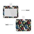 thumbnail image 2 of Cauagu Parrot for ID Badge Holder,Badge Holder with Windows Key Card Work Badge Sleeve for Office/ Factory/ID Credit Cards/Proximity Key Cards, 2 of 7