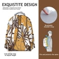 thumbnail image 5 of High School College Student Backpack: Hawaii Tropical Wind Palm Leaves Print, Perfect Gift, Durable Lightweight Laptop Daypack with Large Capacity for Campus Commute, 5 of 6