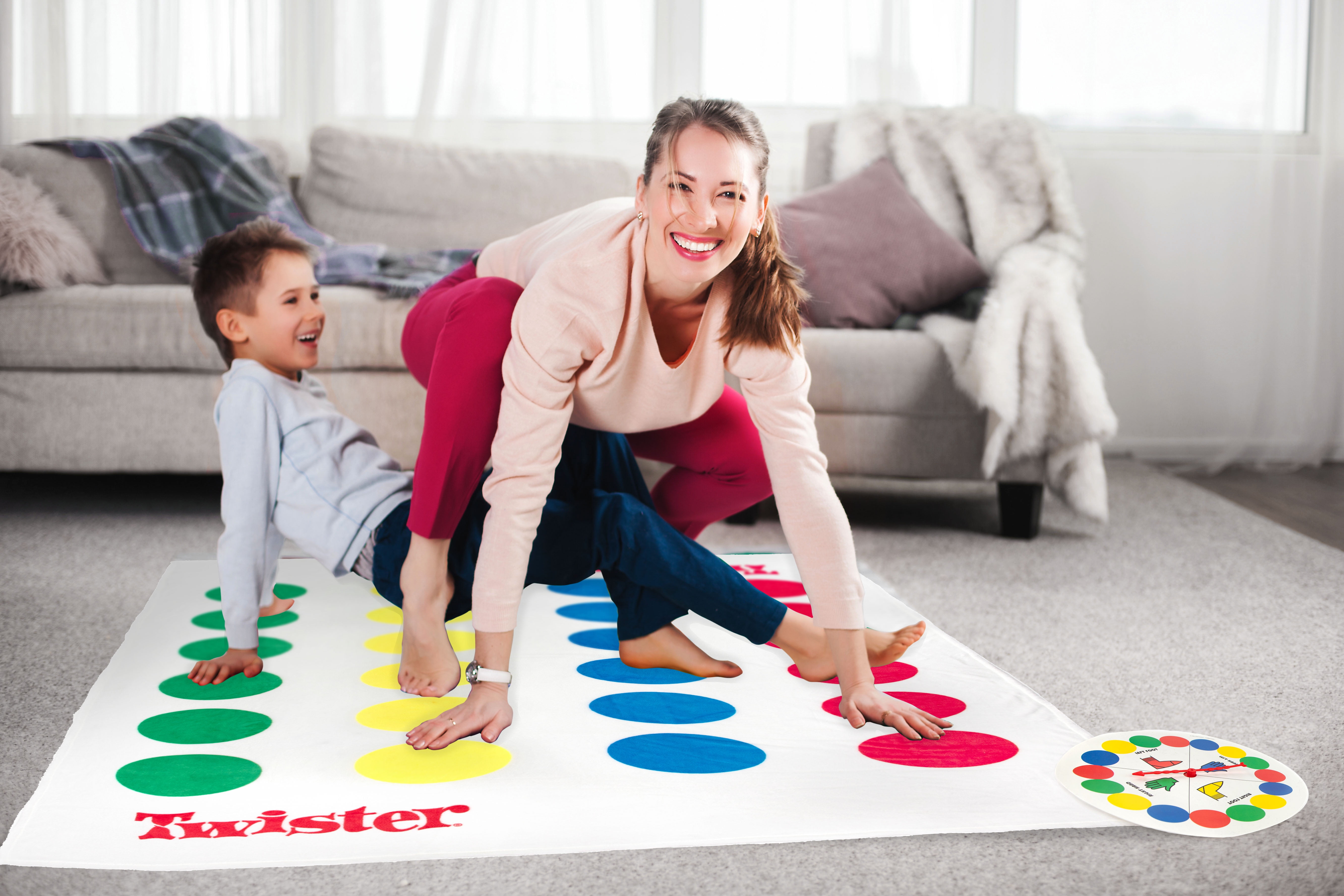 The Twister Game Blanket Throw Blanket for Sale by ACH-Designs