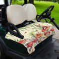 thumbnail image 2 of Golf Cart Seat Covers for 2 Seater,Mushroom Fox Microfiber Cart Seat Towel Blanket,Green Leaf Butterfly Red Retro Plant Absorbent Breathable Non Slip Bench Seats Protector for Golf Course 51"x31", 2 of 9