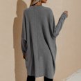 thumbnail image 4 of Lady Coat Multiusos Lavable a Máquina Lady Casual Knitted Coat Cómodo para Dama ANGGREK Otros, 4 of 6