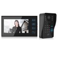 thumbnail image 1 of Intercomunicador Con Timbre De Video, Sistema De Control De Puerta De Video Control Por Contraseña 100-240V Videoportero Con Cable De 7 Pulgadas, Para Sistema De Acceso En El, 1 of 8