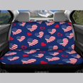 thumbnail image 3 of CHAQLIN Car Seat Covers Back Seat for Car Interior Auto Interior, Hearts American Flag 2 Pack Car Back Seat Covers Non-Slip Durable, 3 of 4