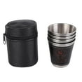 thumbnail image 1 of Birdeem Ensemble de 4 Tasses en Acier Inoxydable Gobelet pour Boire Café Thé Gobelet Camping, 1 of 12