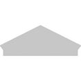 thumbnail image 5 of Ekena Millwork 42"W x 17-3/8"H x 2-3/4"P (Pitch 6/12) Peaked Cap 3 Spoke Architectural Grade PVC Combination Pediment, 5 of 8