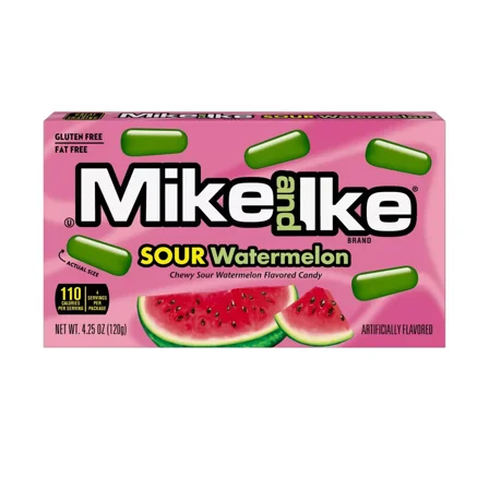 Mike and Ike Sour Watermelon Theater Box - 4.25oz