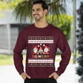 thumbnail image 3 of Christmas Sweatshirt, Ho Ho Ho Festive Gnomes Ugly Christmas Sweatshirt, Cute Holiday Trio Sweatshirt, Unique Gnome Lover Gift for Men and Women, 3 of 5