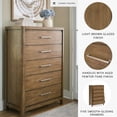 thumbnail image 4 of Ashley Furniture Cabalynn Light Brown Chest of Drawers, 4 of 8